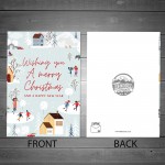 Christmas Greetings Card For Neighbour Colleague Friends Family