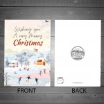 Christmas Cards For Friends Relation Snowy Design Cards For Mum