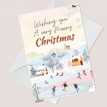 Christmas Cards For Friends Relation Snowy Design Cards For Mum
