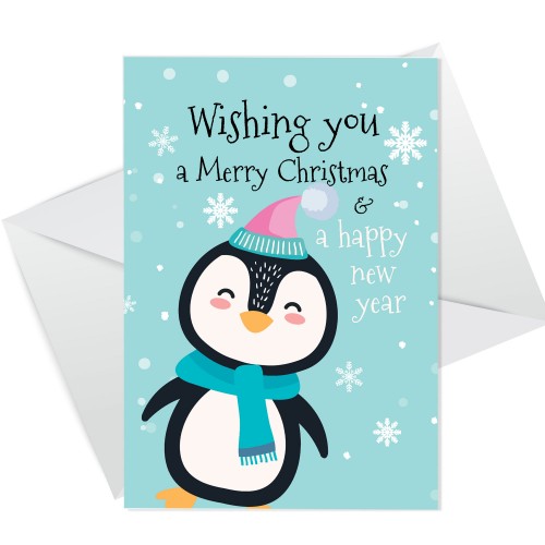 Merry Christmas Happy New Year Cards For Mum Dad Nan Grandad