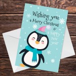 Merry Christmas Happy New Year Cards For Mum Dad Nan Grandad