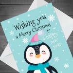 Merry Christmas Happy New Year Cards For Mum Dad Nan Grandad