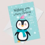 Merry Christmas Happy New Year Cards For Mum Dad Nan Grandad