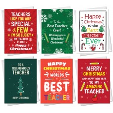 6 Cute Childrens Kids Christmas Cards School Pack For Class