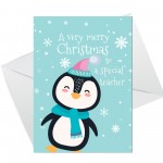 Pack of 6 Christmas Cards For Teacher Nursery Teachers Preschool