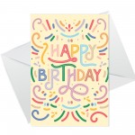 Funny Happy Birthday Card Cute For Him Her Party Celebration