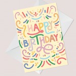 Funny Happy Birthday Card Cute For Him Her Party Celebration