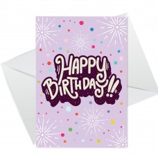 Happy Birthday Cute Polka Dot Birthday Card For Her 