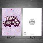 Happy Birthday Cute Polka Dot Birthday Card For Her 