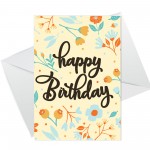 Happy Birthday Cute Floral Birthday Card For Her Best Friend Mum