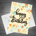 Happy Birthday Cute Floral Birthday Card For Her Best Friend Mum