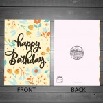 Happy Birthday Cute Floral Birthday Card For Her Best Friend Mum