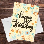 Happy Birthday Cute Floral Birthday Card For Her Best Friend Mum