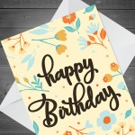 Happy Birthday Cute Floral Birthday Card For Her Best Friend Mum