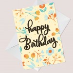 Happy Birthday Cute Floral Birthday Card For Her Best Friend Mum