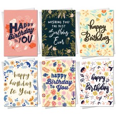 Birthday Cards Multipack of 30 Happy Birthday Card For Women Her