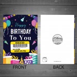 Happy Birthday To You Cute Balloon Reduced Price Novelty Card