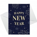 New Year Card For Friends and Family Happy New Year Cards