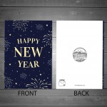 New Year Card For Friends and Family Happy New Year Cards