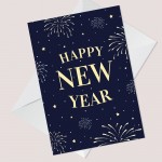 New Year Card For Friends and Family Happy New Year Cards