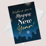 New Year Card Happy New Year Card For Friends Family Colleagues 
