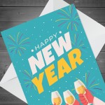 New Year Greetings Card Happy New Year Card For Friends Family