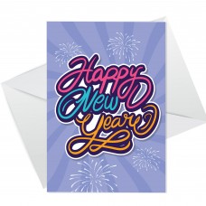 New Year Card For Women Happy New Year Card with Envelope Auntie