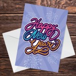 New Year Card For Women Happy New Year Card with Envelope Auntie