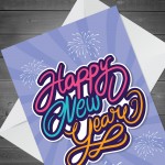 New Year Card For Women Happy New Year Card with Envelope Auntie