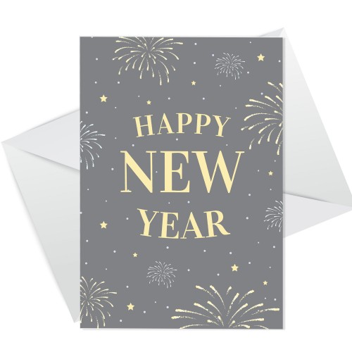 Happy New Year Card For Him Her Special Couple New Year Card