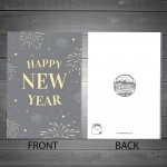 Happy New Year Card For Him Her Special Couple New Year Card
