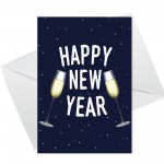 Happy New Year Cards Pack of 12 New Year Greeting Cards