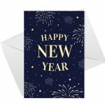 Happy New Year Cards Pack of 12 New Year Greeting Cards