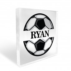 Personalised Football Sign For Son Brother Dad Football Player