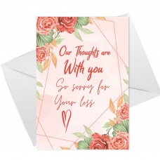 Sorry For You Loss Bereavement In Sympathy Condolences Card