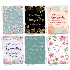 Sympathy Cards Multipack of 30 Sympathy Cards Condolences Sorry