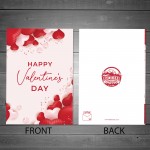 Happy Valentine's Day Card For Him Or Her Partner Greetings Card