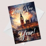 Happy New Year Celebration Card For Friends and Family Colleague