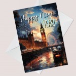 Happy New Year Greeting Card For Him Her Special Couple Friends 