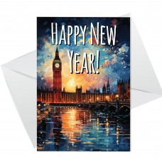 New Year Card For Men Women Happy New Year Card For Friends 