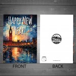 New Year Card For Men Women Happy New Year Card For Friends 