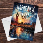 New Year Card For Men Women Happy New Year Card For Friends 