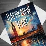 New Year Card For Men Women Happy New Year Card For Friends 