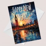 New Year Card For Men Women Happy New Year Card For Friends 
