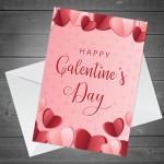 Galentine's Card Red Hearts Valentine's Card For Her Girl Best