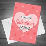 Galentine's Card Pink Hearts Valentine's Card For Her Girl Best