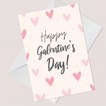 Galentine's Card Love Heart Valentine's Card For Her Girl Best