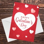 Galentine's Card Love Hearts Valentine's Card For Her Girl Best