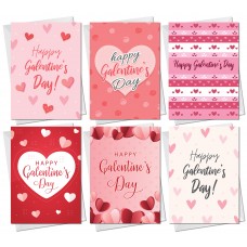 Happy Galentine's Day Pack of 6 Valentines Day Galentines Cards