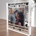 Personalised Anniversary Gifts For Husband Wife 1st 2nd 10th 